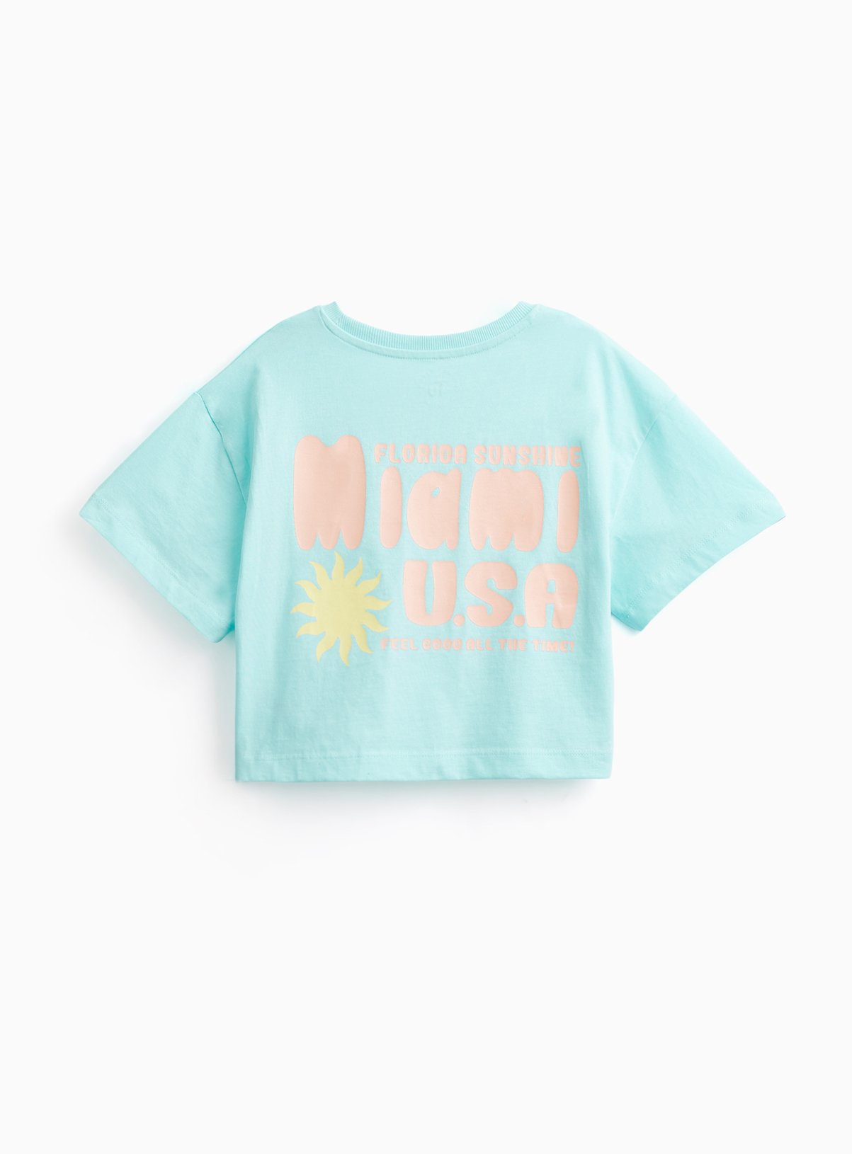 Beach Print Boxy Fit T-Shirts 3 Pack 6 years - Image 2 thumbnail